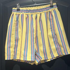 Colorful Striped Shorts